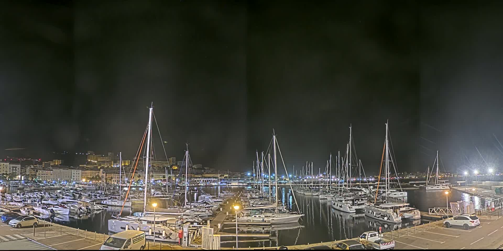 Ajaccio City & Port de Plaisance Charles Ornano Live Cam - Ajaccio, Corse-du-Sud, Corse , France