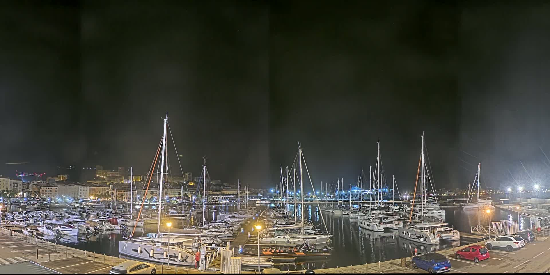 Ajaccio City & Port de Plaisance Charles Ornano Live Cam - Ajaccio, Corse-du-Sud, Corse , France