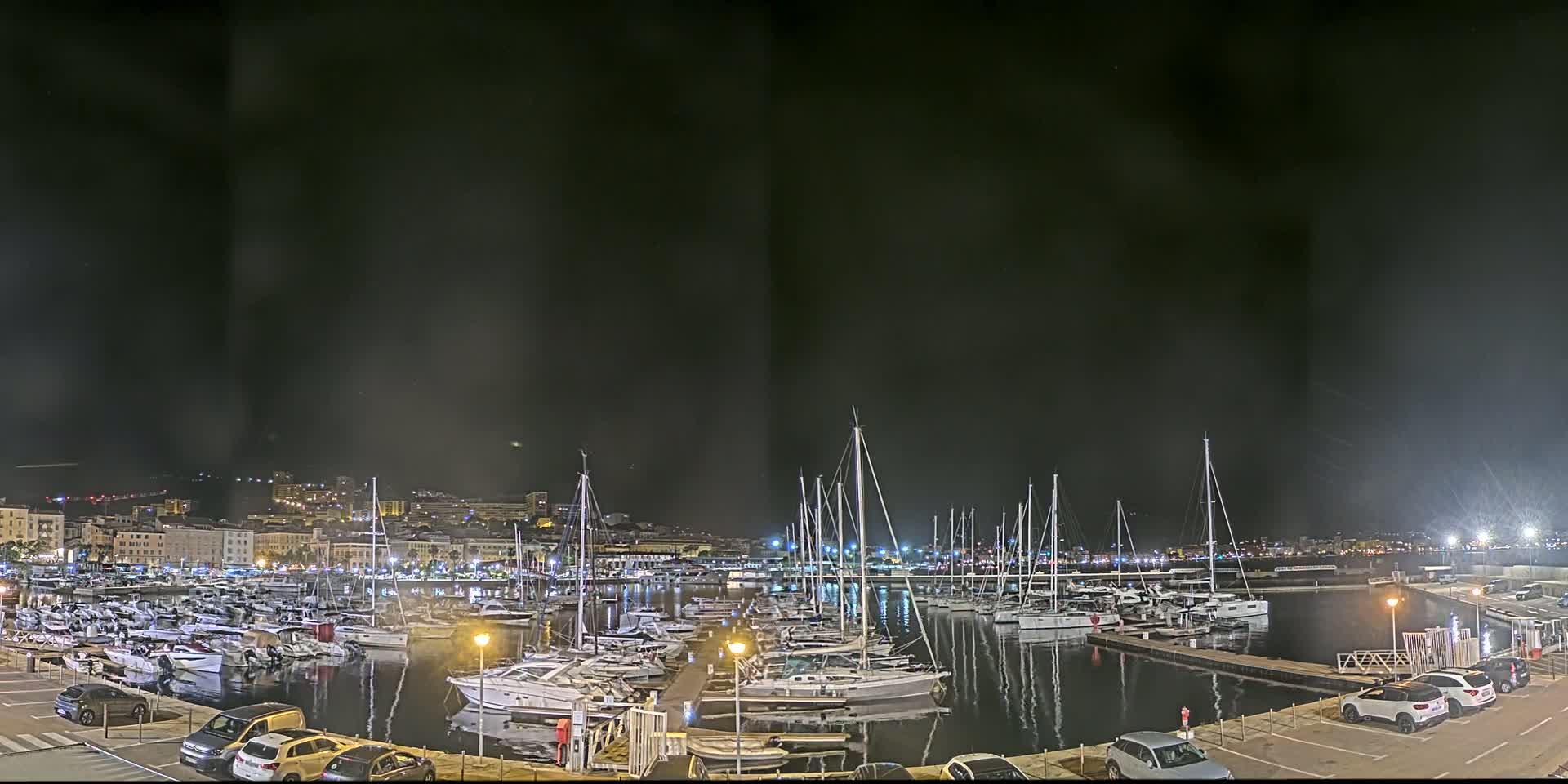 Ajaccio City & Port de Plaisance Charles Ornano Live Cam - Ajaccio, Corse-du-Sud, Corse , France