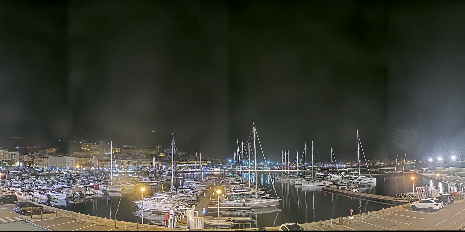 Ajaccio City & Port de Plaisance Charles Ornano Live Cam - Ajaccio, Corse-du-Sud, Corse , France