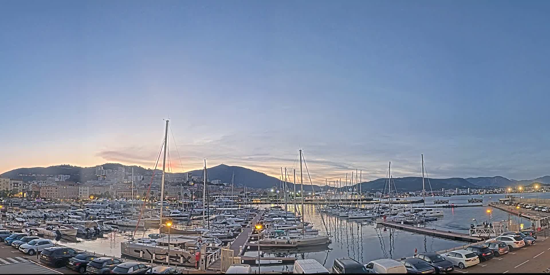 Ajaccio City & Port de Plaisance Charles Ornano Live Cam - Ajaccio, Corse-du-Sud, Corse , France