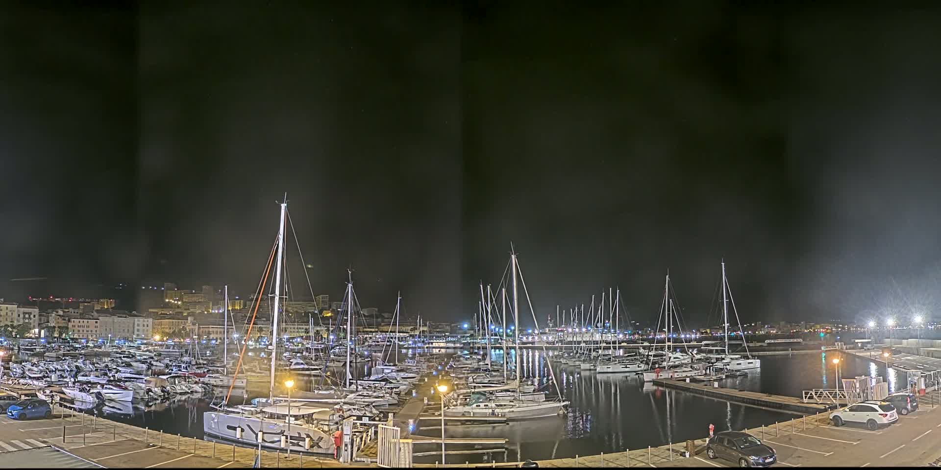 Ajaccio City & Port de Plaisance Charles Ornano Live Cam - Ajaccio, Corse-du-Sud, Corse , France