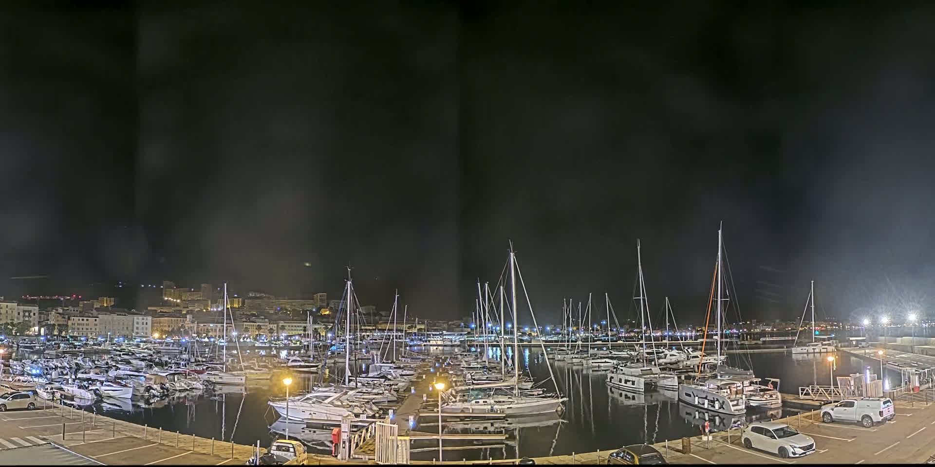 Ajaccio City & Port de Plaisance Charles Ornano Live Cam - Ajaccio, Corse-du-Sud, Corse , France