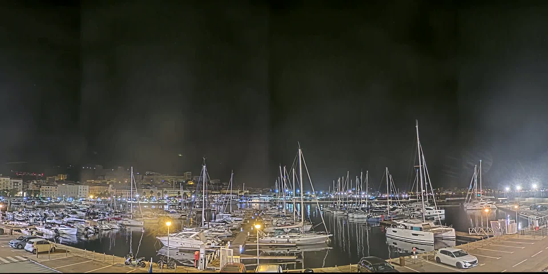 Ajaccio City & Port de Plaisance Charles Ornano Live Cam - Ajaccio, Corse-du-Sud, Corse , France