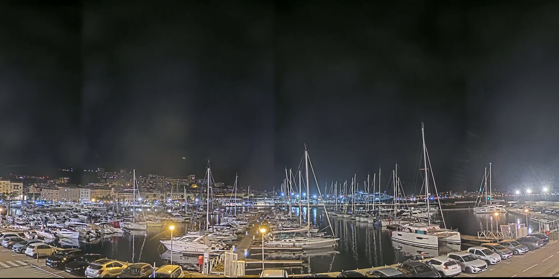 Ajaccio City & Port de Plaisance Charles Ornano Live Cam - Ajaccio, Corse-du-Sud, Corse , France