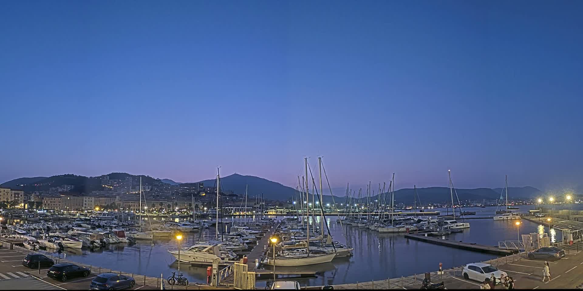 Ajaccio City & Port de Plaisance Charles Ornano Live Cam - Ajaccio, Corse-du-Sud, Corse , France