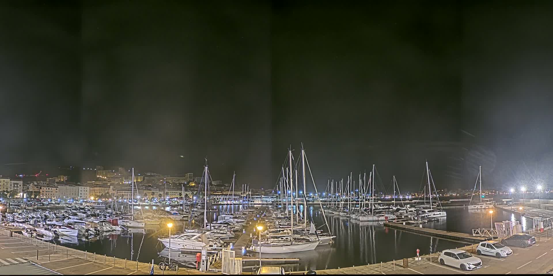 Ajaccio City & Port de Plaisance Charles Ornano Live Cam - Ajaccio, Corse-du-Sud, Corse , France
