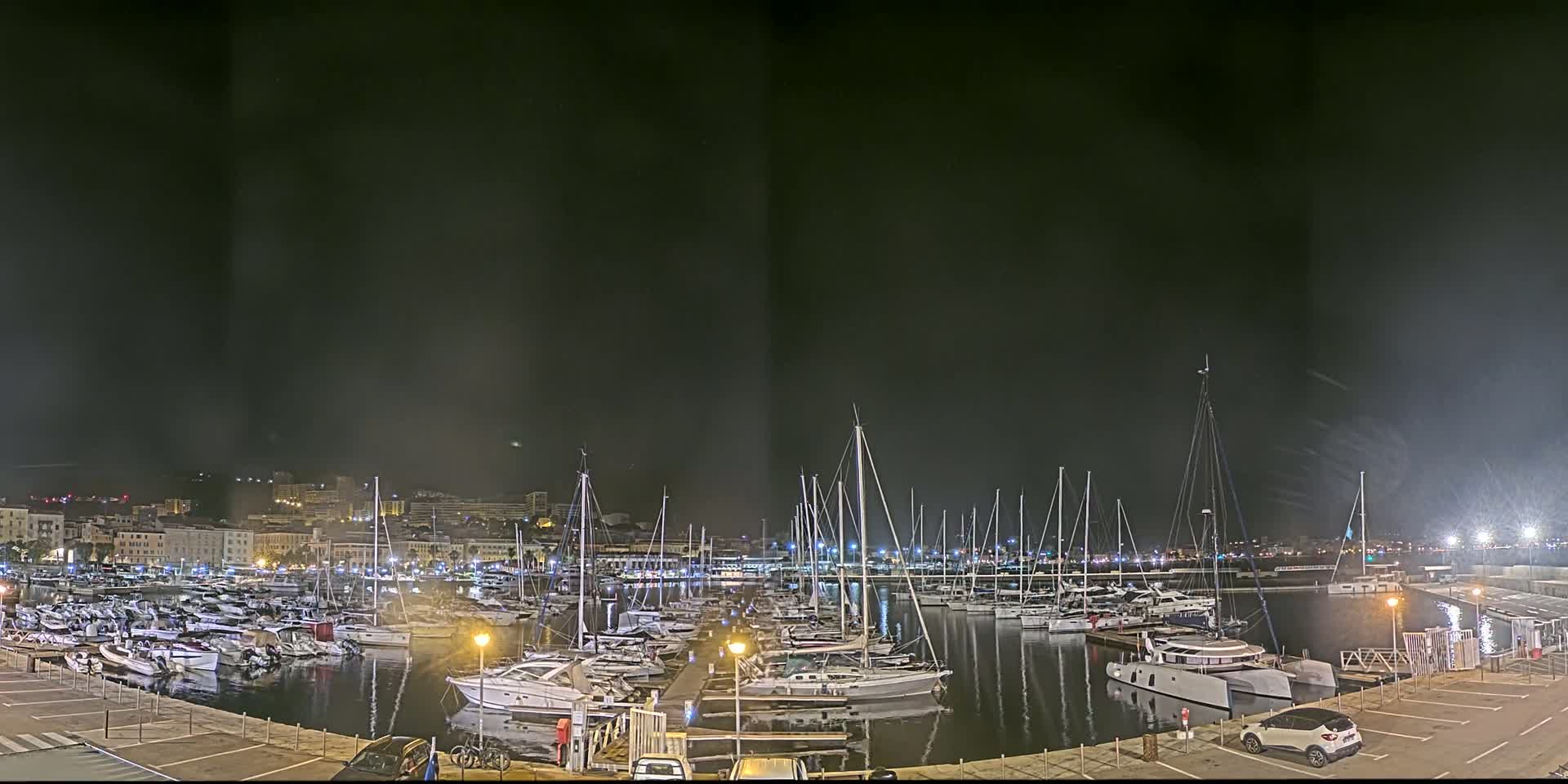 Ajaccio City & Port de Plaisance Charles Ornano Live Cam - Ajaccio, Corse-du-Sud, Corse , France