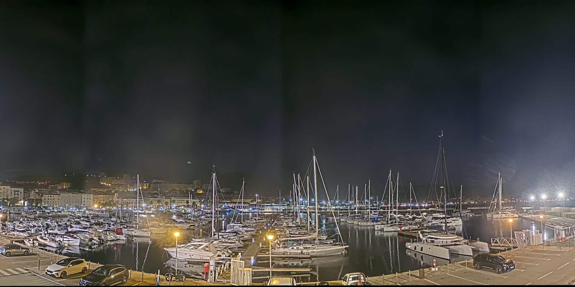 Ajaccio City & Port de Plaisance Charles Ornano Live Cam - Ajaccio, Corse-du-Sud, Corse , France