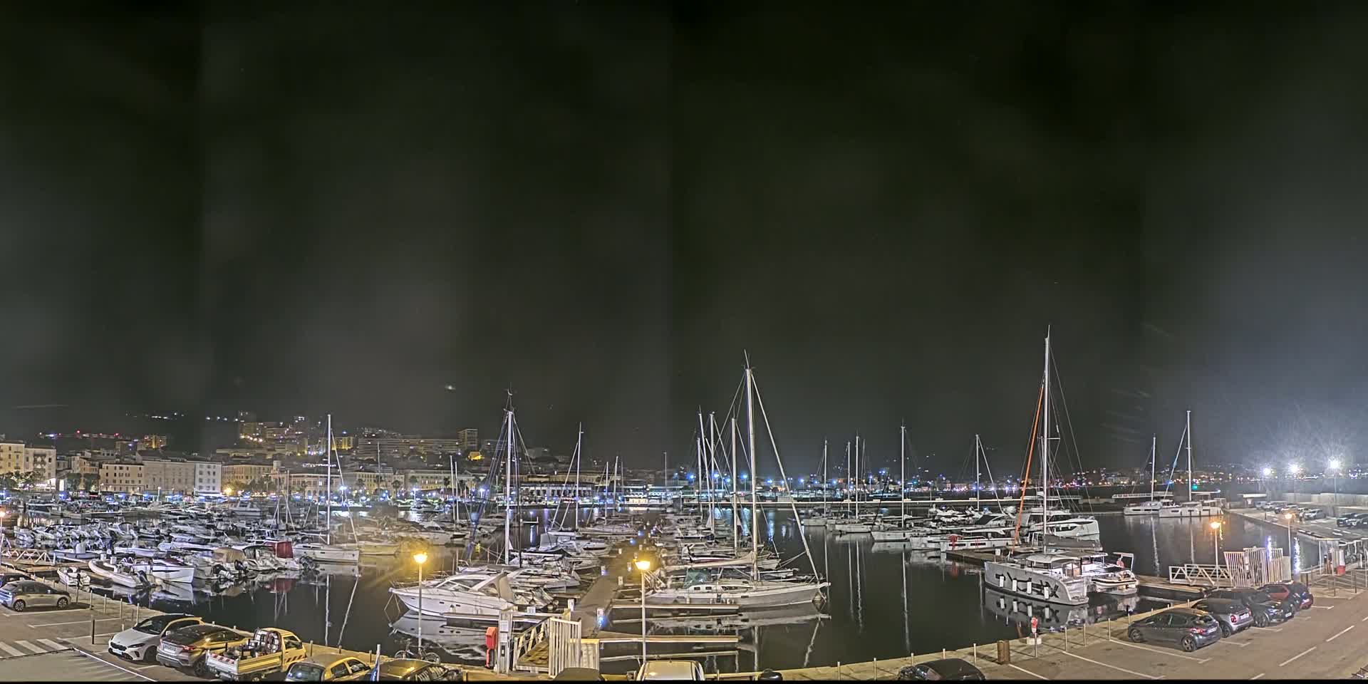 Ajaccio City & Port de Plaisance Charles Ornano Live Cam - Ajaccio, Corse-du-Sud, Corse , France