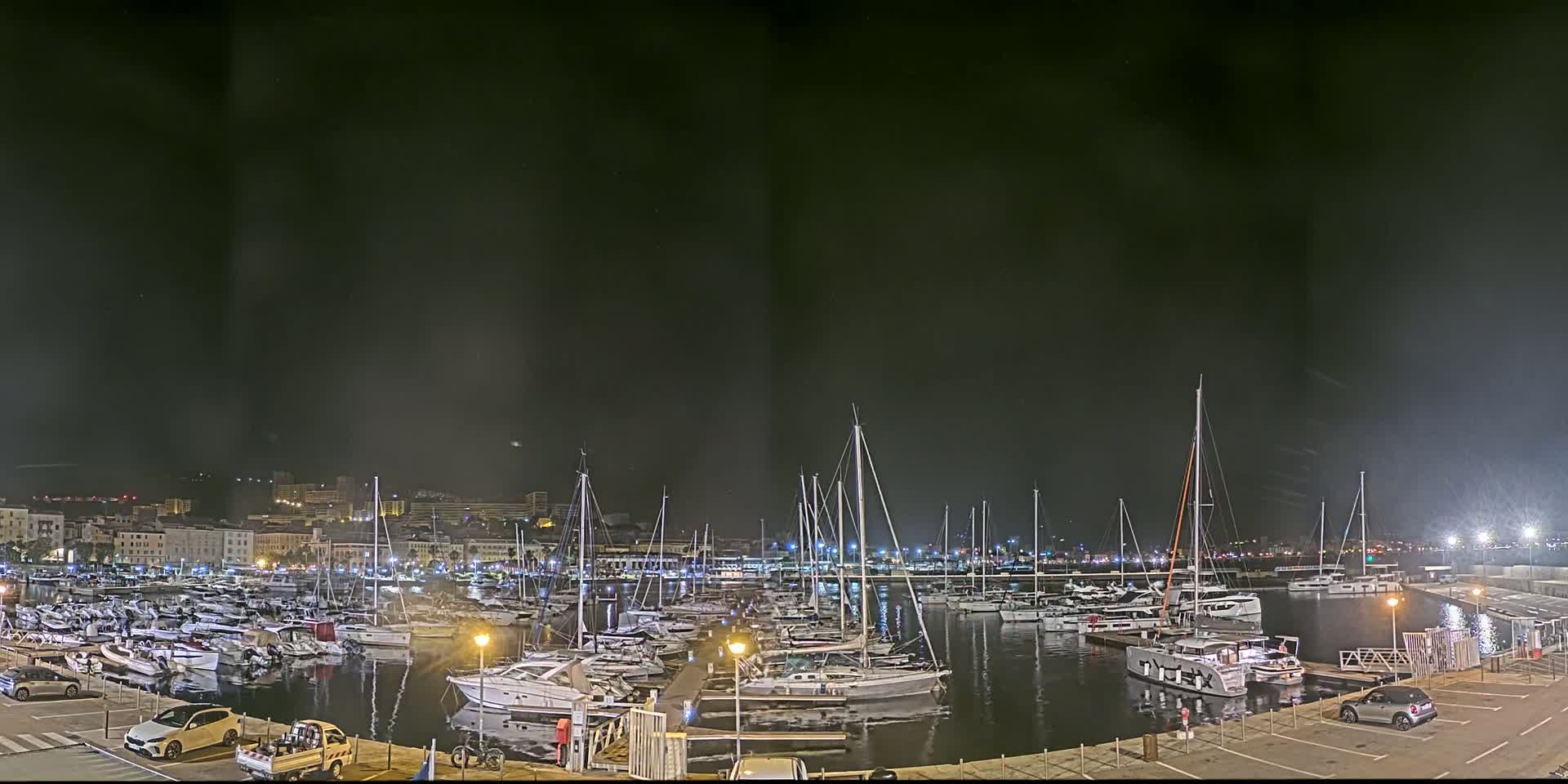 Ajaccio City & Port de Plaisance Charles Ornano Live Cam - Ajaccio, Corse-du-Sud, Corse , France