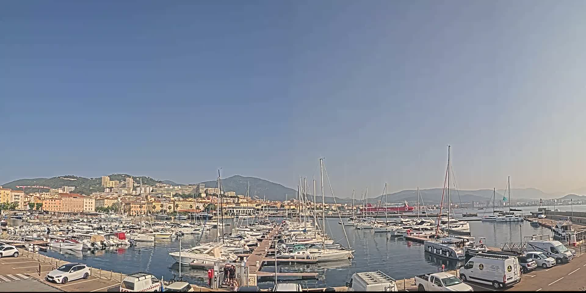 Ajaccio City & Port de Plaisance Charles Ornano Live Cam - Ajaccio, Corse-du-Sud, Corse , France