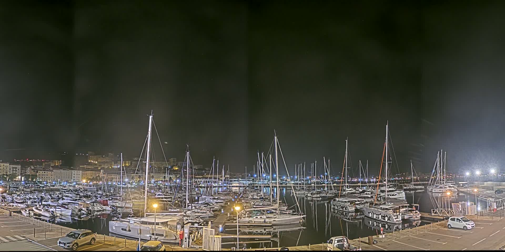 Ajaccio City & Port de Plaisance Charles Ornano Live Cam - Ajaccio, Corse-du-Sud, Corse , France