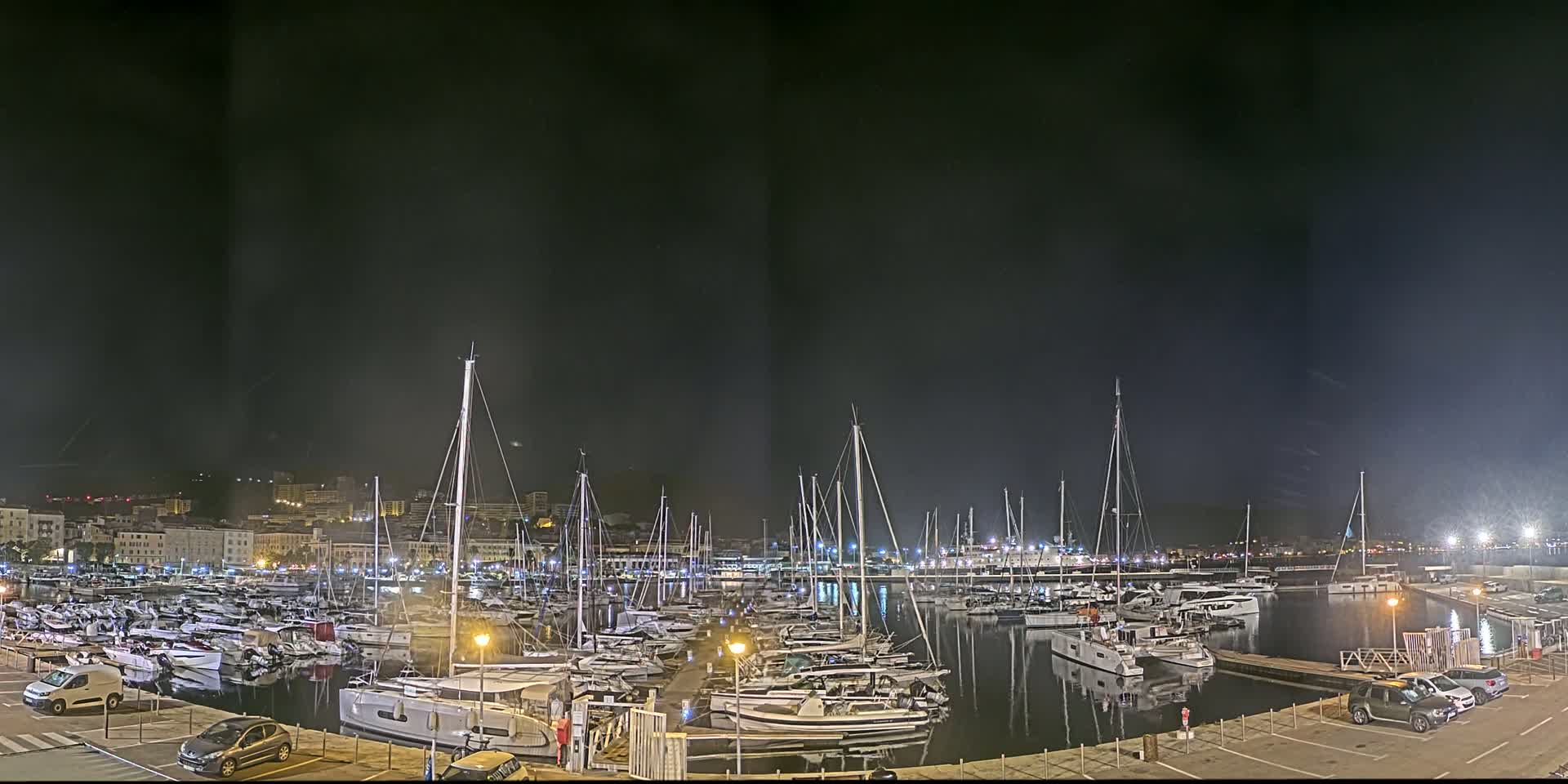 Ajaccio City & Port de Plaisance Charles Ornano Live Cam - Ajaccio, Corse-du-Sud, Corse , France