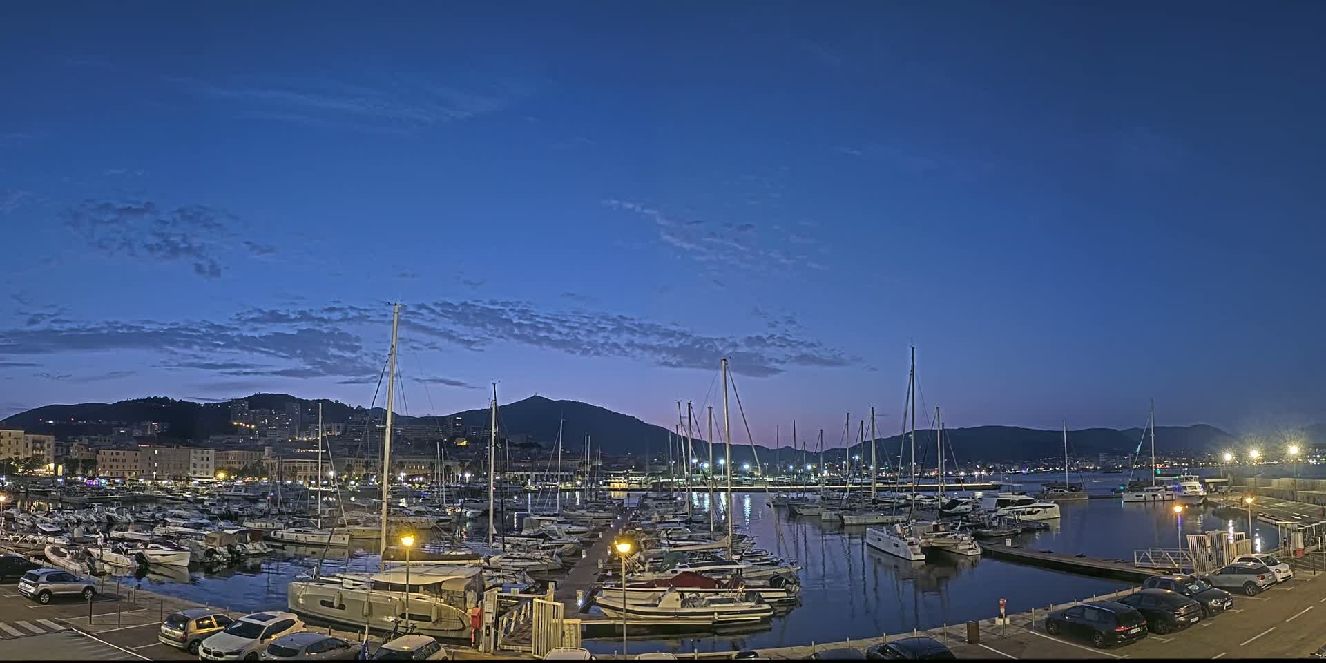 Ajaccio City & Port de Plaisance Charles Ornano Live Cam - Ajaccio, Corse-du-Sud, Corse , France