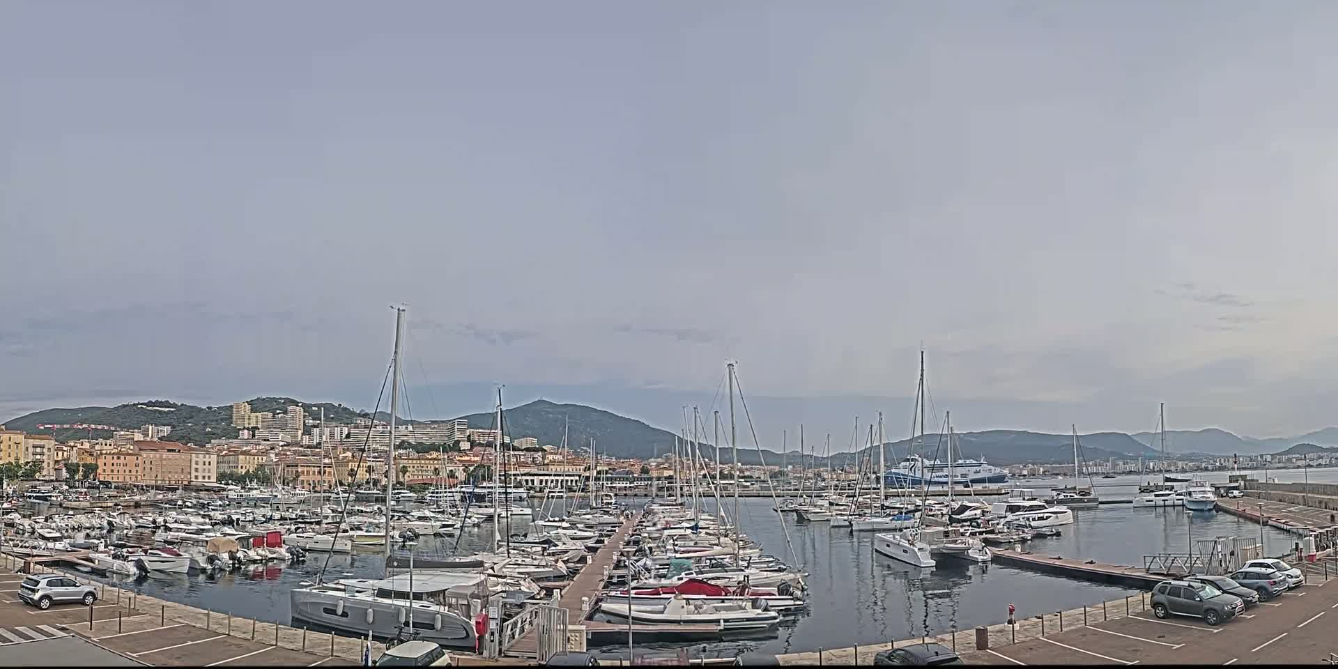 Ajaccio City & Port de Plaisance Charles Ornano Live Cam - Ajaccio, Corse-du-Sud, Corse , France