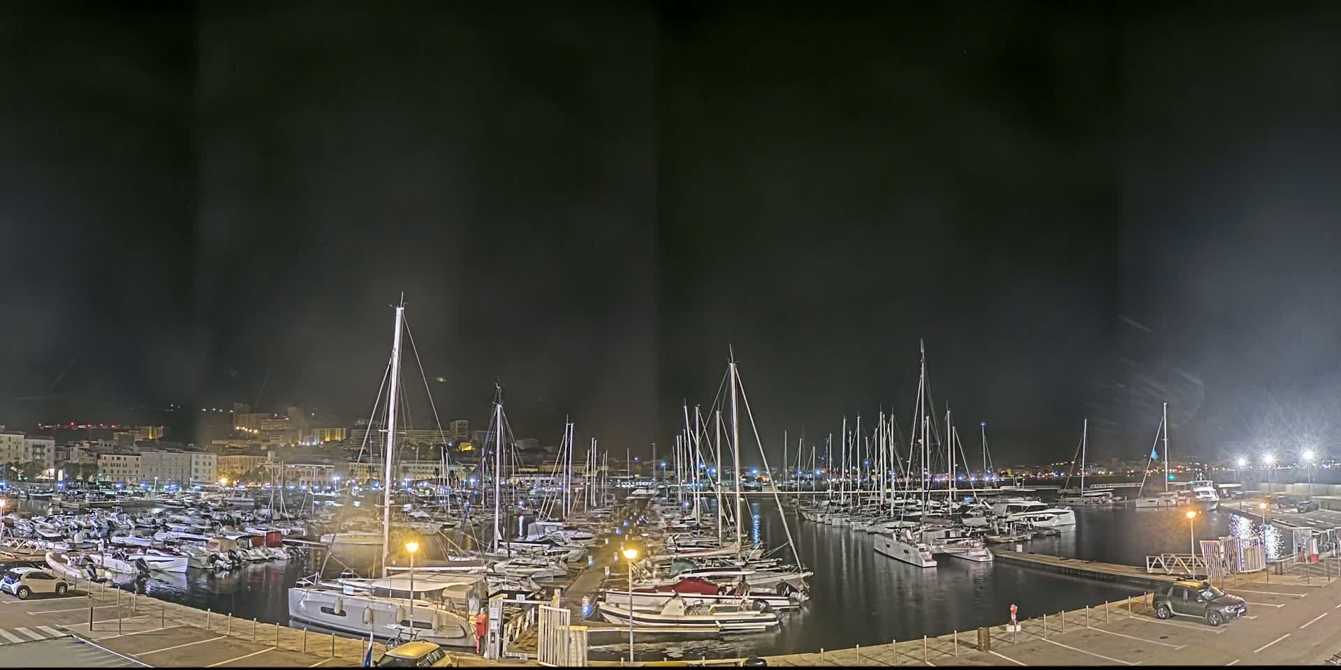 Ajaccio City & Port de Plaisance Charles Ornano Live Cam - Ajaccio, Corse-du-Sud, Corse , France