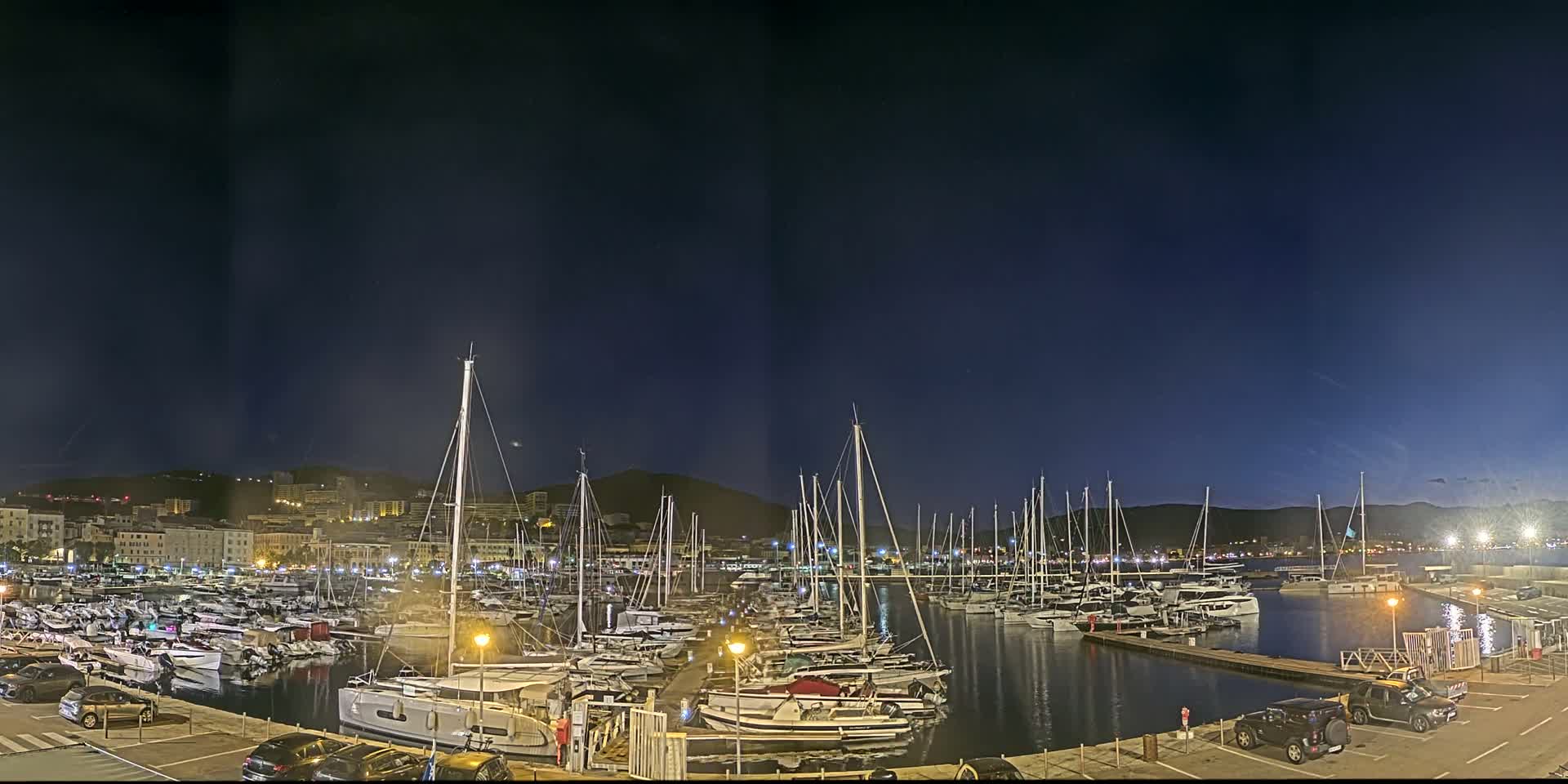 Ajaccio City & Port de Plaisance Charles Ornano Live Cam - Ajaccio, Corse-du-Sud, Corse , France