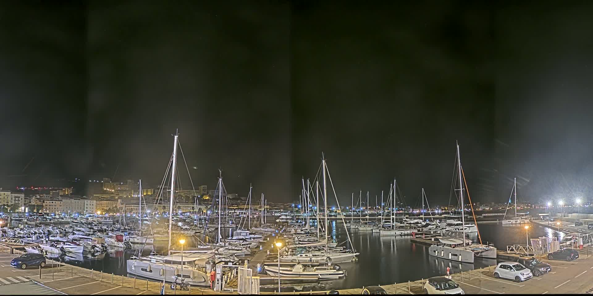 Ajaccio City & Port de Plaisance Charles Ornano Live Cam - Ajaccio, Corse-du-Sud, Corse , France