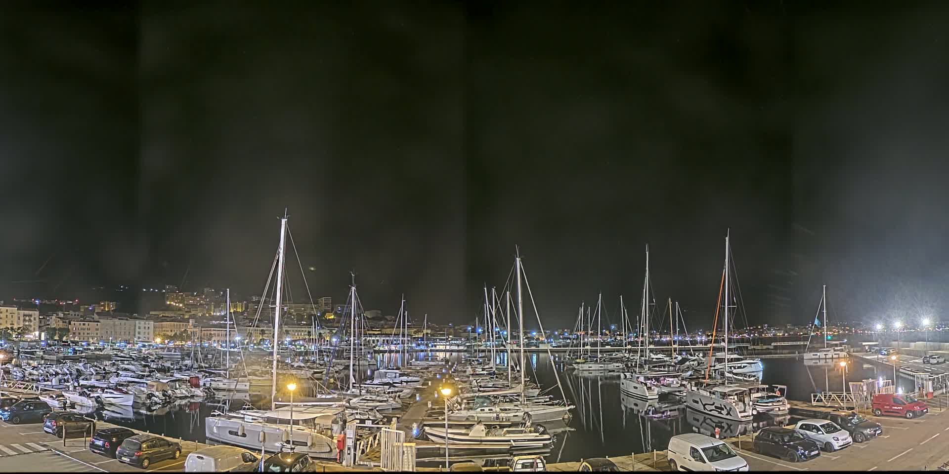 Ajaccio City & Port de Plaisance Charles Ornano Live Cam - Ajaccio, Corse-du-Sud, Corse , France