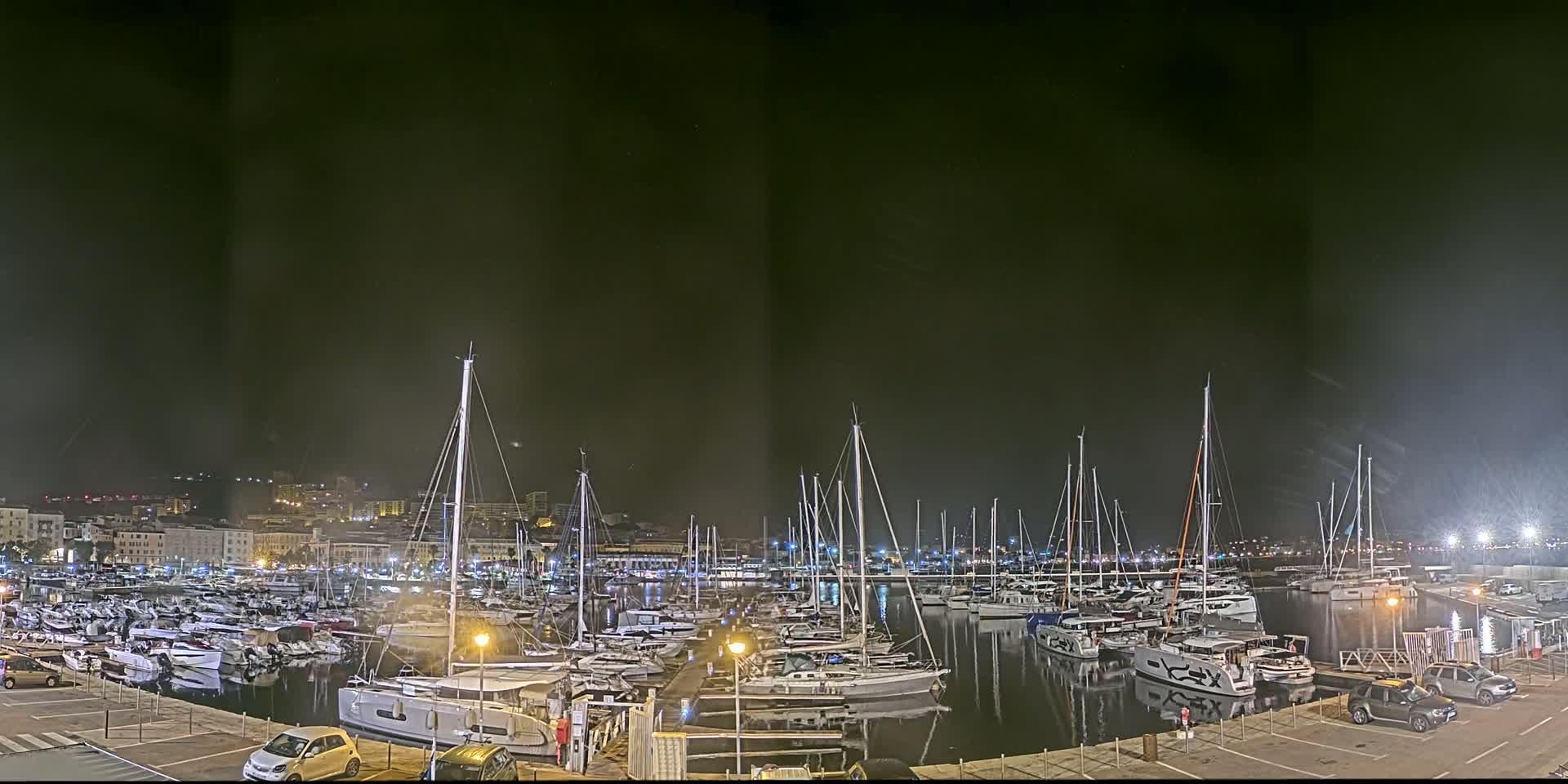 Ajaccio City & Port de Plaisance Charles Ornano Live Cam - Ajaccio, Corse-du-Sud, Corse , France