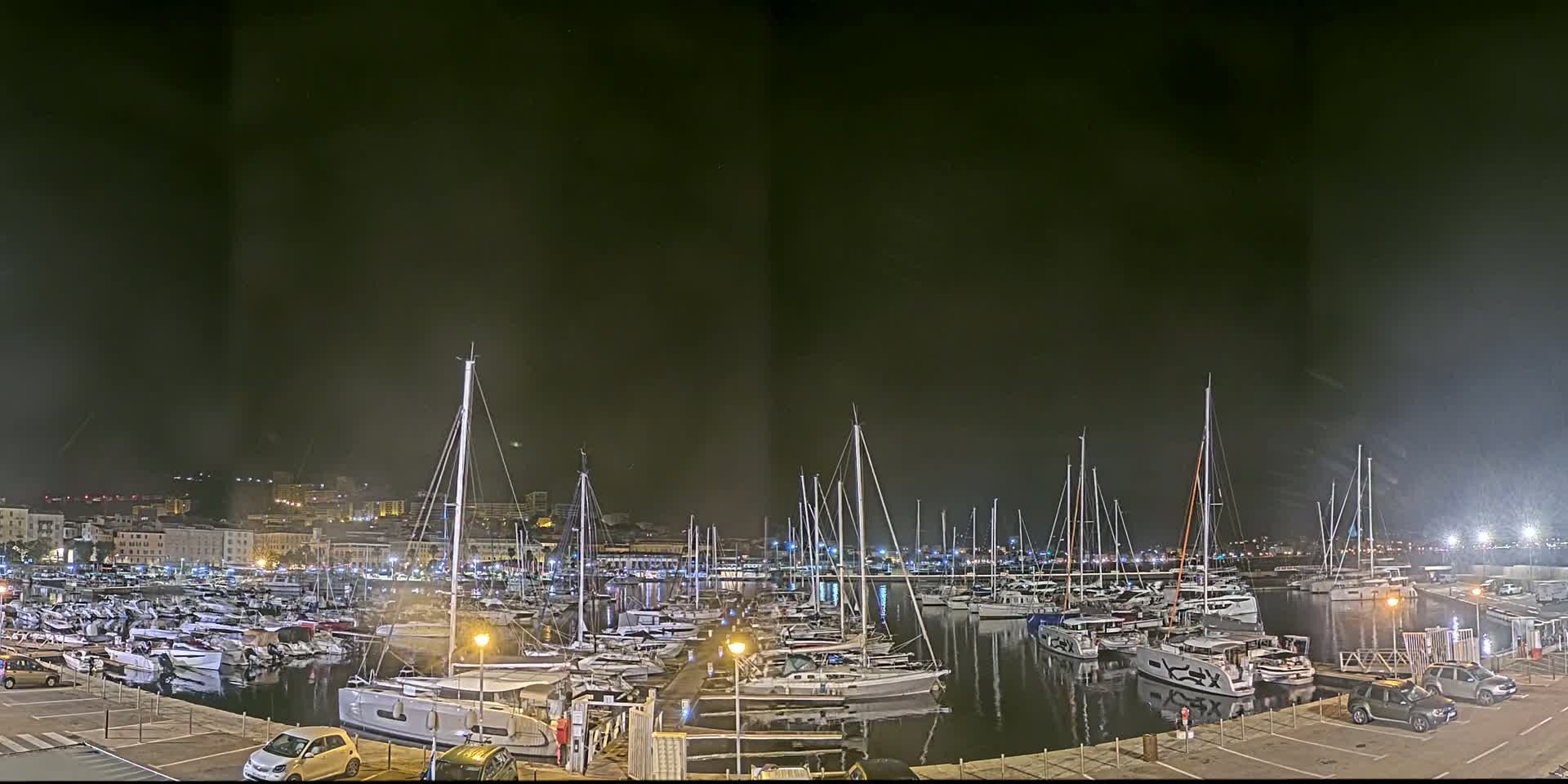 Ajaccio City & Port de Plaisance Charles Ornano Live Cam - Ajaccio, Corse-du-Sud, Corse , France