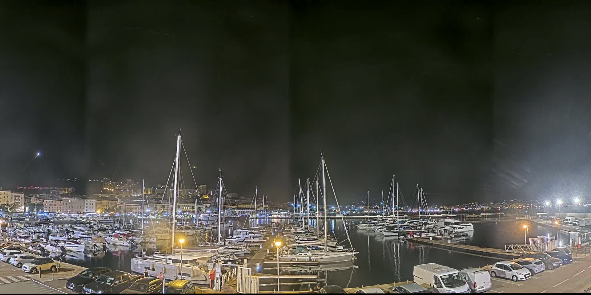 Ajaccio City & Port de Plaisance Charles Ornano Live Cam - Ajaccio, Corse-du-Sud, Corse , France
