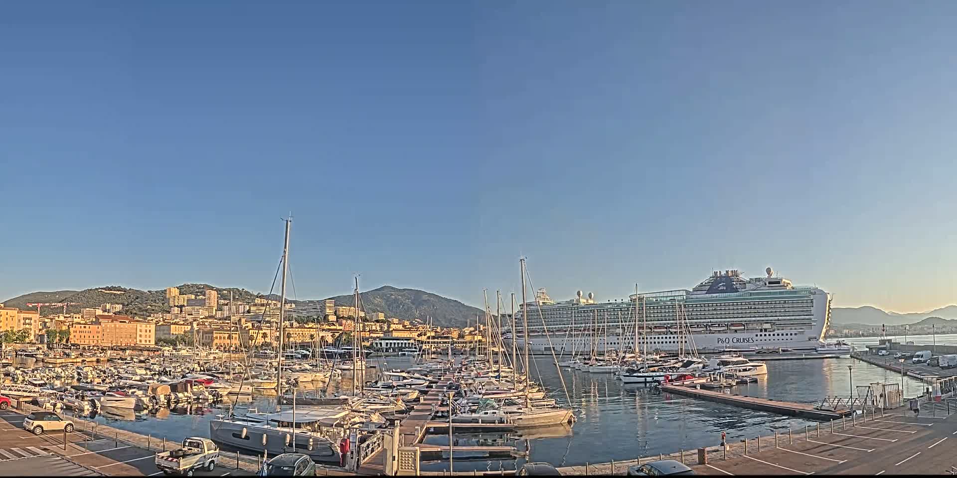 Ajaccio City & Port de Plaisance Charles Ornano Live Cam - Ajaccio, Corse-du-Sud, Corse , France