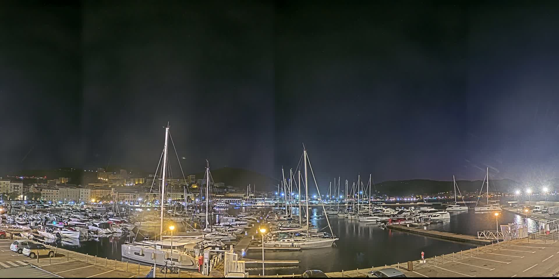 Ajaccio City & Port de Plaisance Charles Ornano Live Cam - Ajaccio, Corse-du-Sud, Corse , France