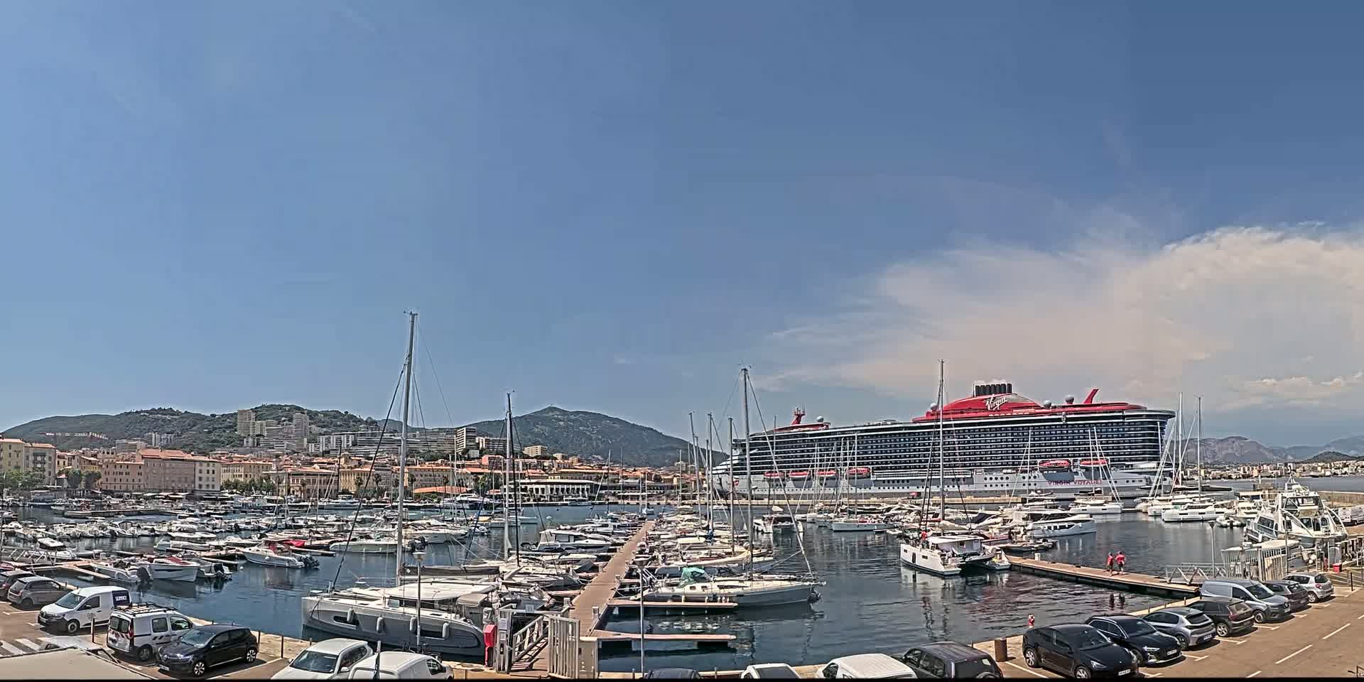 Ajaccio City & Port de Plaisance Charles Ornano Live Cam - Ajaccio, Corse-du-Sud, Corse , France
