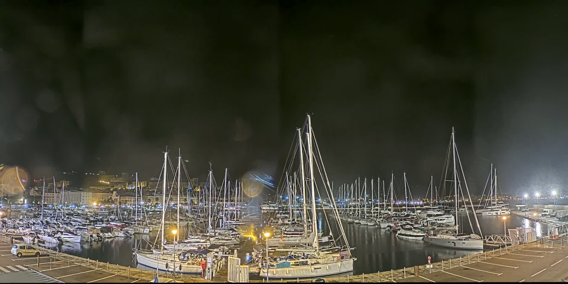 Ajaccio City & Port de Plaisance Charles Ornano Live Cam - Ajaccio, Corse-du-Sud, Corse , France