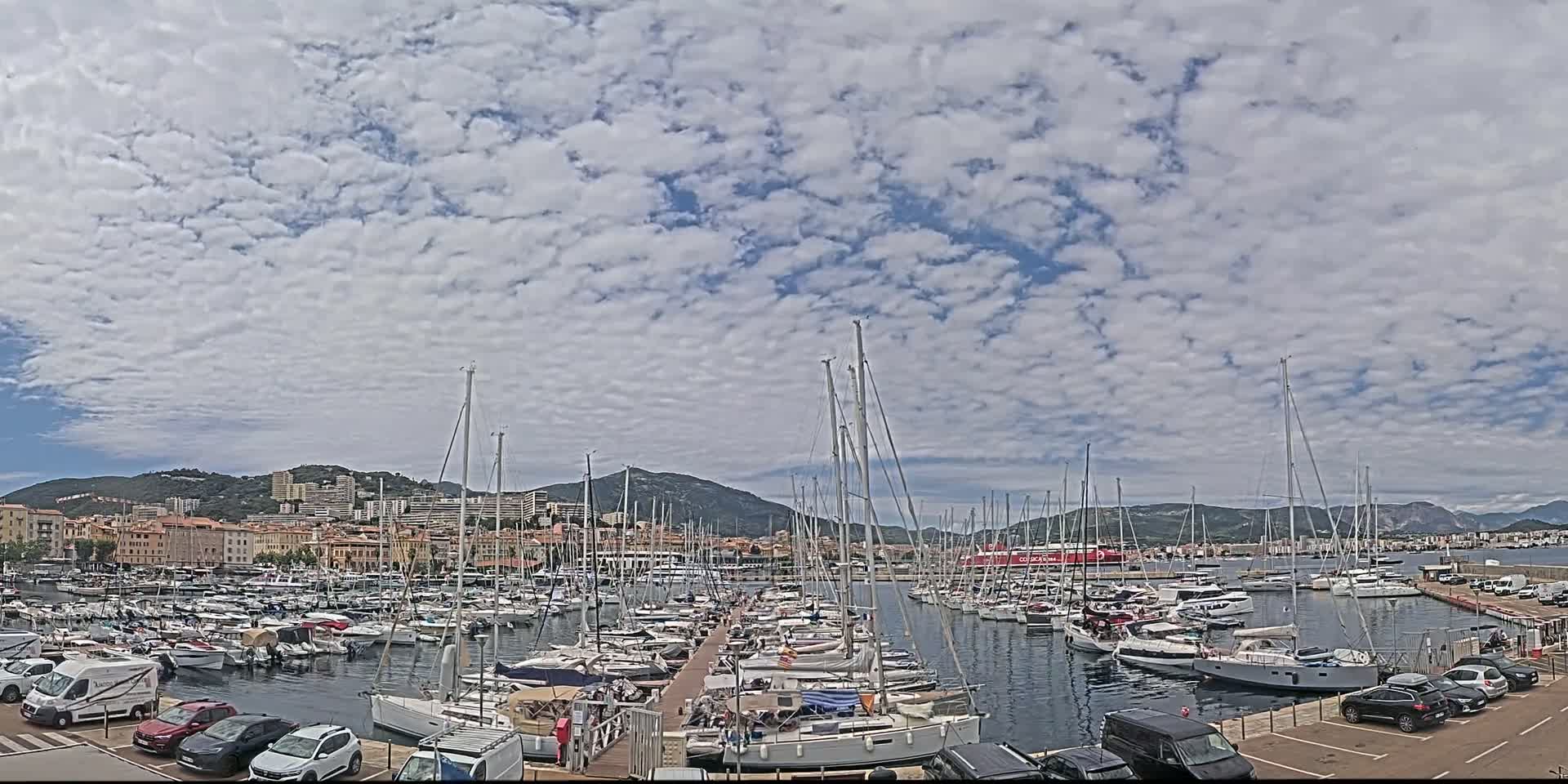 Ajaccio City & Port de Plaisance Charles Ornano Live Cam - Ajaccio, Corse-du-Sud, Corse , France