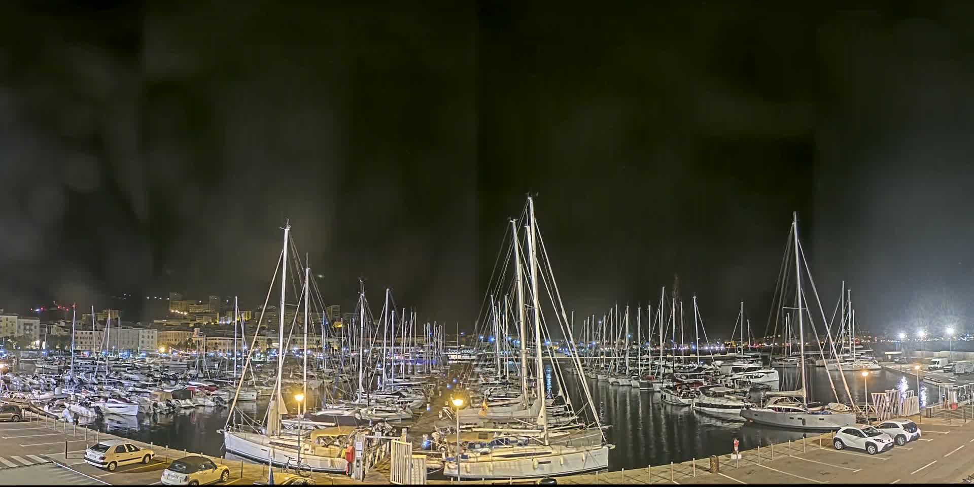 Ajaccio City & Port de Plaisance Charles Ornano Live Cam - Ajaccio, Corse-du-Sud, Corse , France