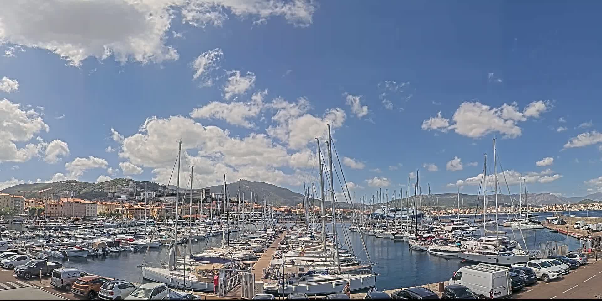 Ajaccio City & Port de Plaisance Charles Ornano Live Cam - Ajaccio, Corse-du-Sud, Corse , France