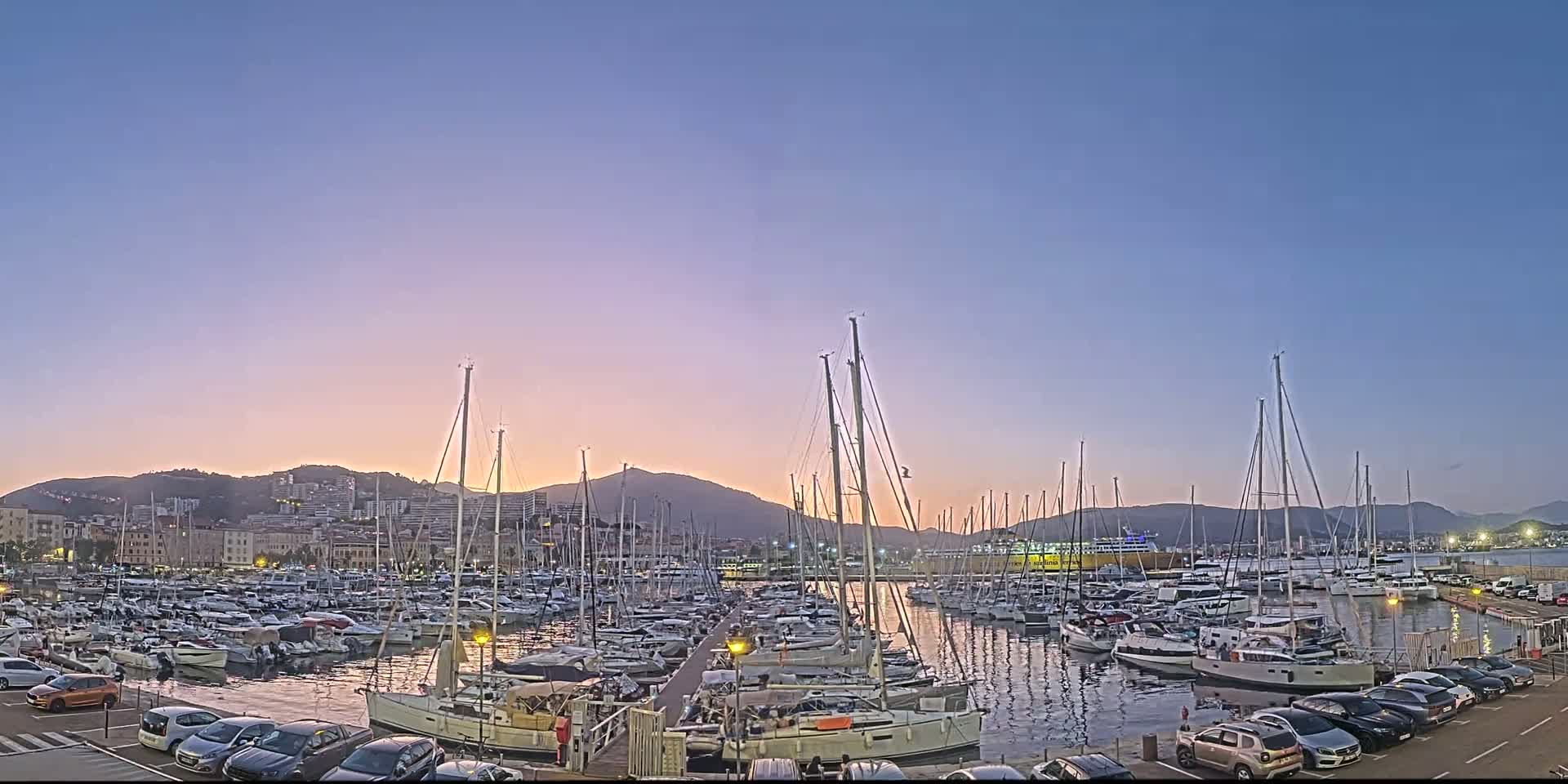 Ajaccio City & Port de Plaisance Charles Ornano Live Cam - Ajaccio, Corse-du-Sud, Corse , France