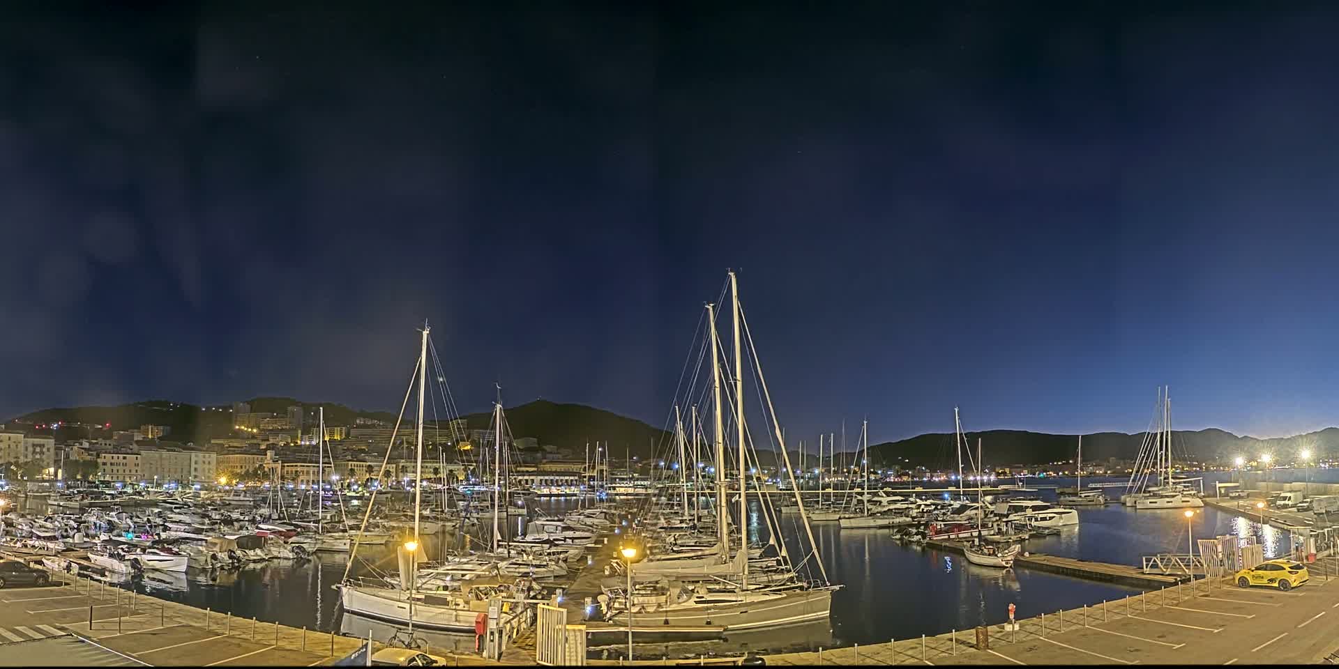 Ajaccio City & Port de Plaisance Charles Ornano Live Cam - Ajaccio, Corse-du-Sud, Corse , France