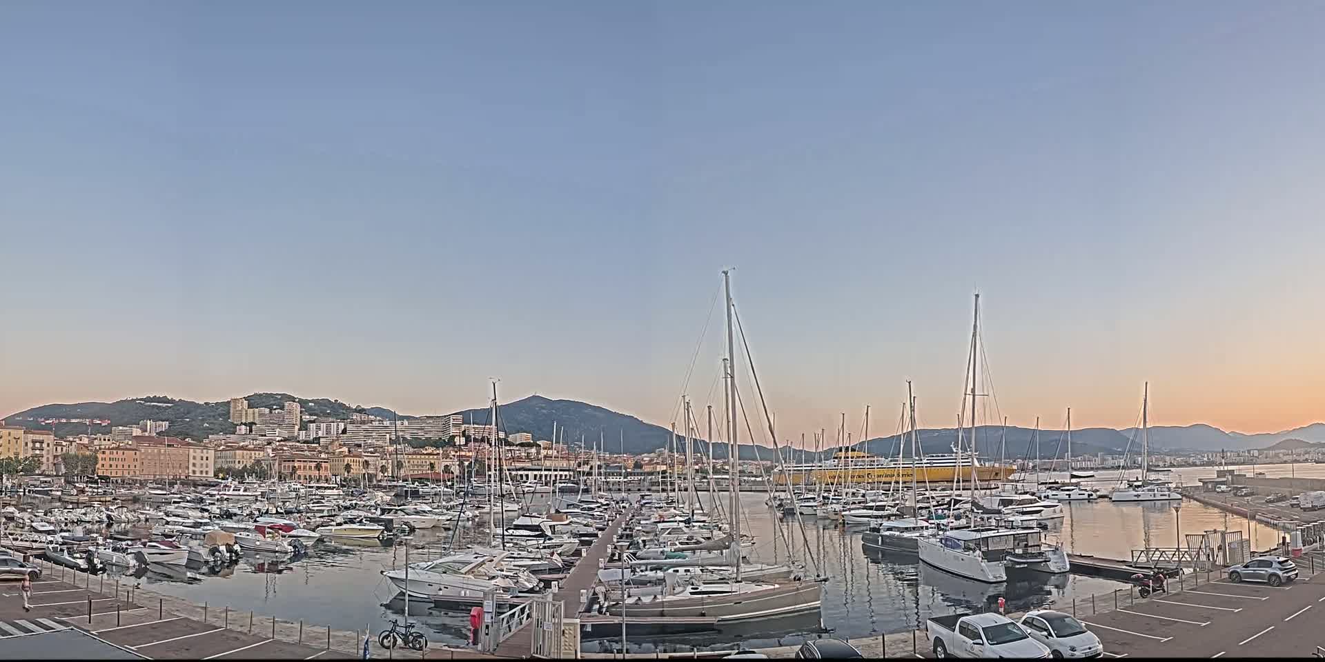 Ajaccio City & Port de Plaisance Charles Ornano Live Cam - Ajaccio, Corse-du-Sud, Corse , France