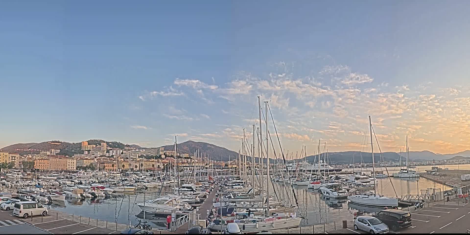 Ajaccio City & Port de Plaisance Charles Ornano Live Cam - Ajaccio, Corse-du-Sud, Corse , France