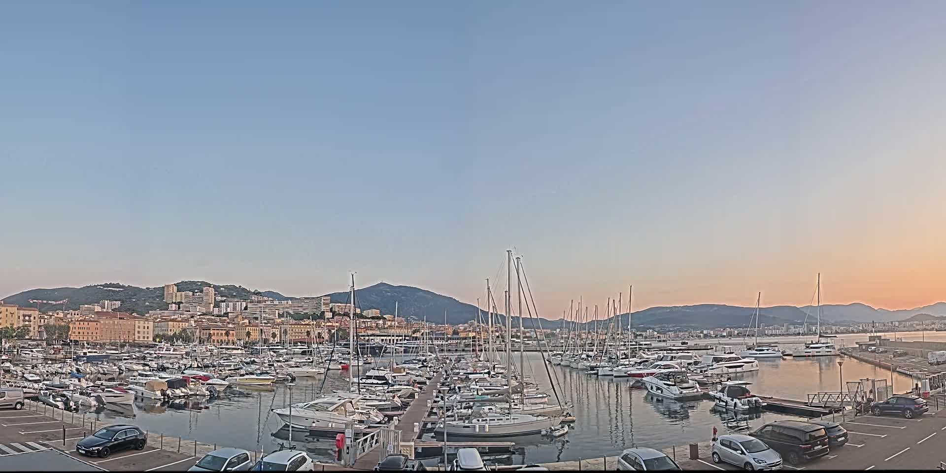 Ajaccio City & Port de Plaisance Charles Ornano Live Cam - Ajaccio, Corse-du-Sud, Corse , France