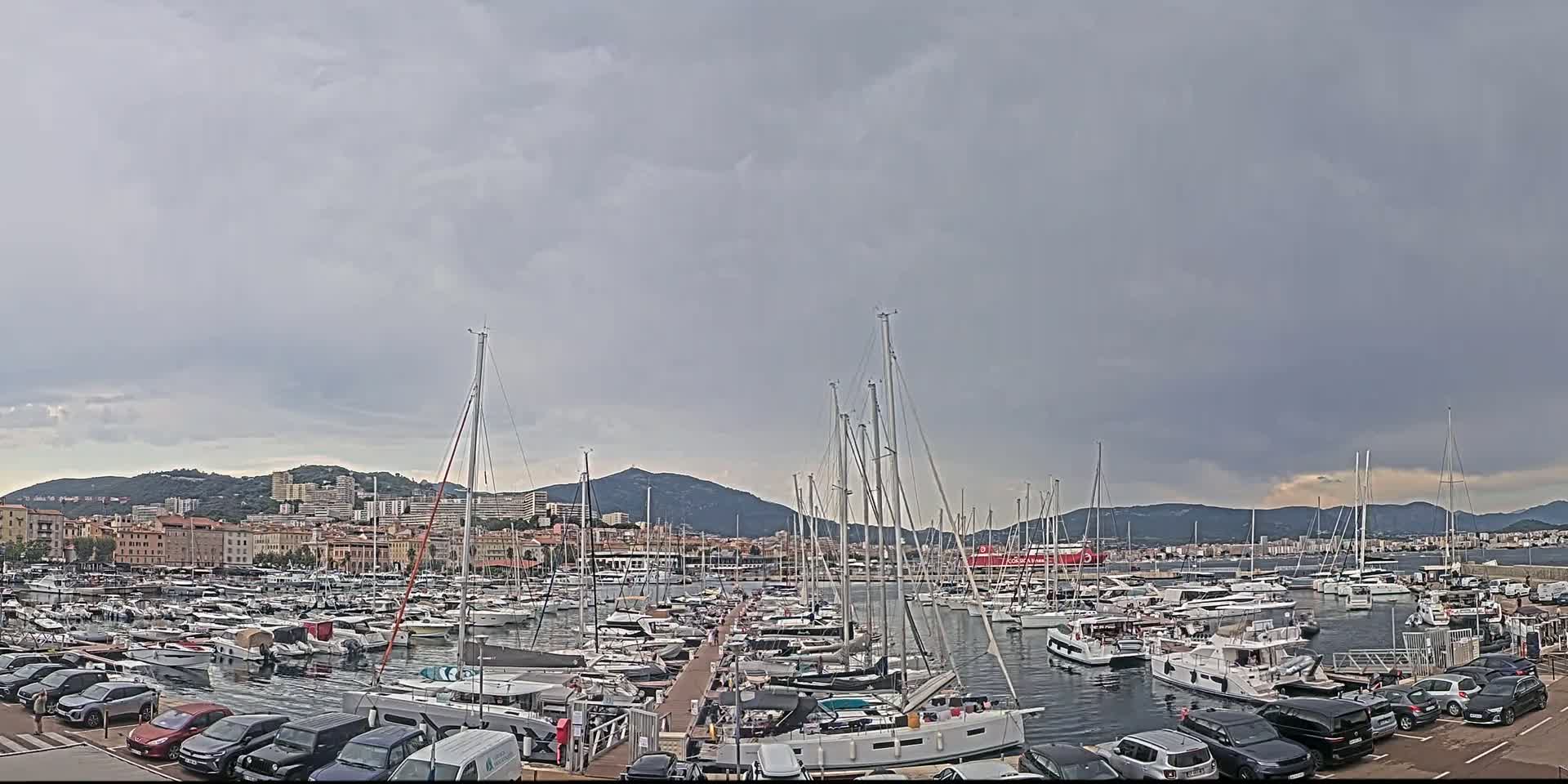 Ajaccio City & Port de Plaisance Charles Ornano Live Cam - Ajaccio, Corse-du-Sud, Corse , France