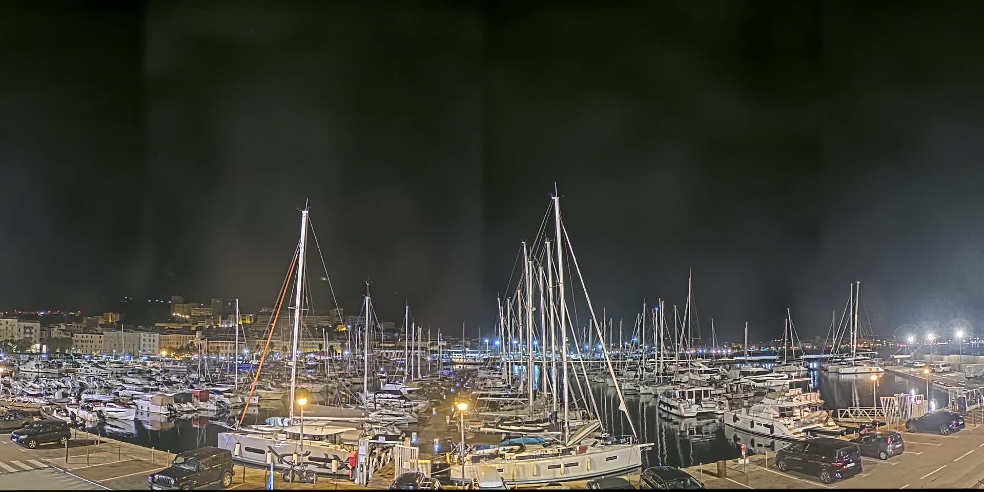 Ajaccio City & Port de Plaisance Charles Ornano Live Cam - Ajaccio, Corse-du-Sud, Corse , France
