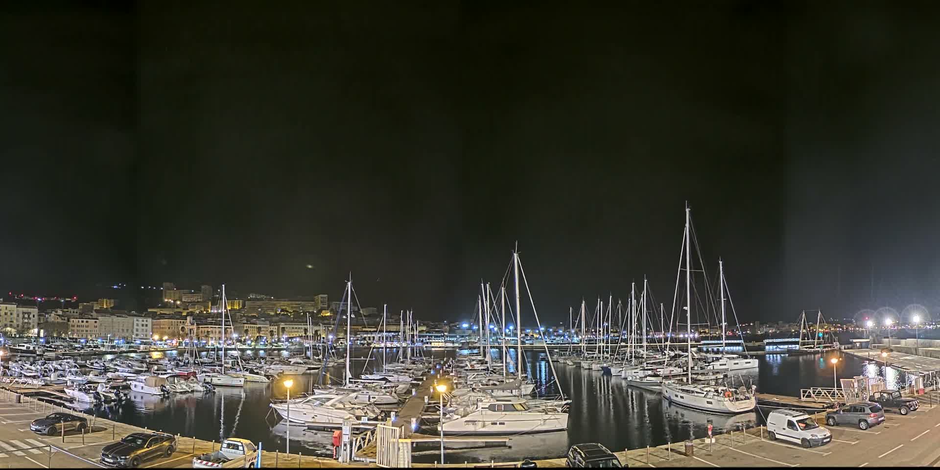 Ajaccio City & Port de Plaisance Charles Ornano Live Cam - Ajaccio, Corse-du-Sud, Corse , France