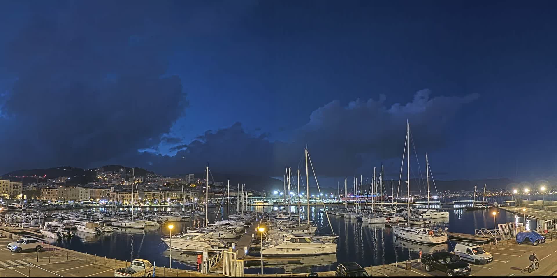 Ajaccio City & Port de Plaisance Charles Ornano Live Cam - Ajaccio, Corse-du-Sud, Corse , France