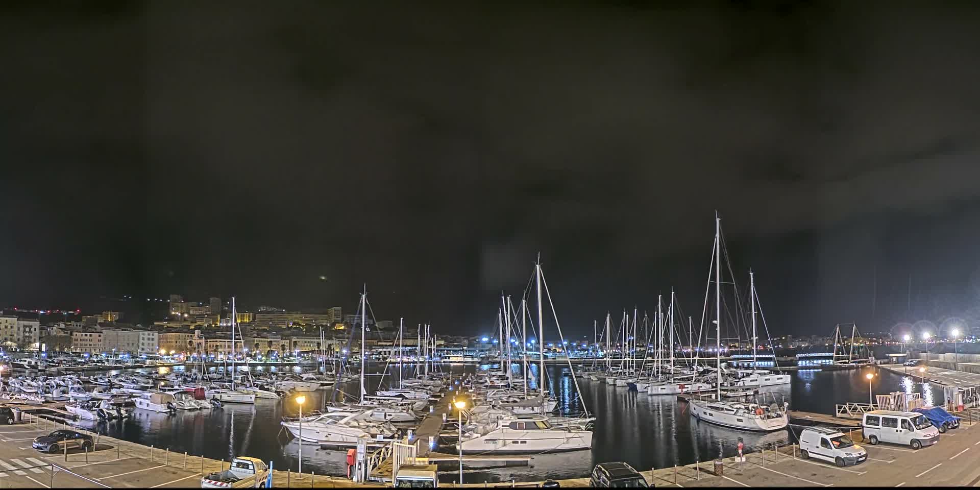 Ajaccio City & Port de Plaisance Charles Ornano Live Cam - Ajaccio, Corse-du-Sud, Corse , France