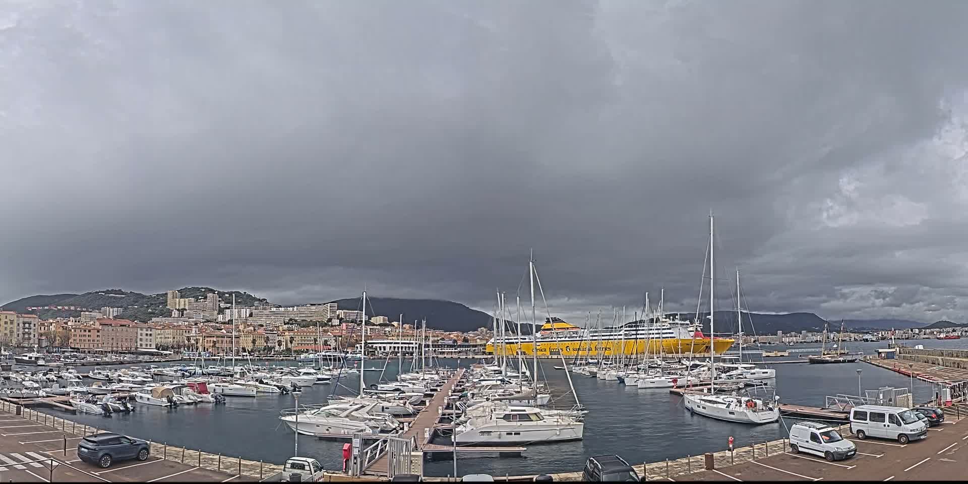Ajaccio City & Port de Plaisance Charles Ornano Live Cam - Ajaccio, Corse-du-Sud, Corse , France