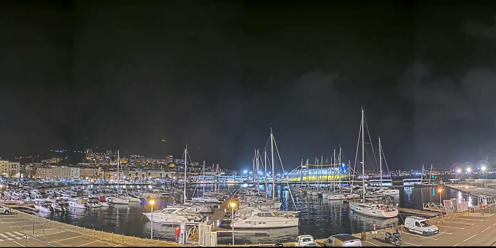 Ajaccio City & Port de Plaisance Charles Ornano Live Cam - Ajaccio, Corse-du-Sud, Corse , France