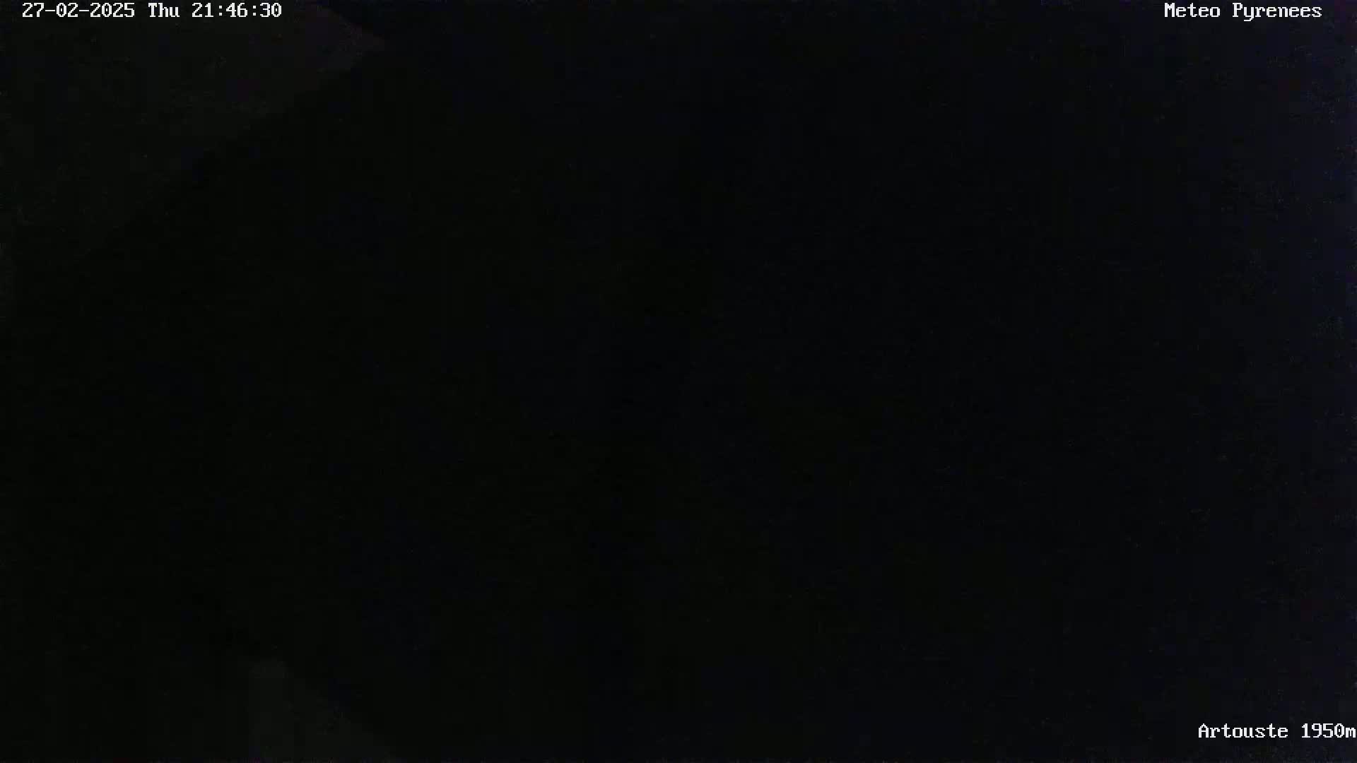 The image is completely black.