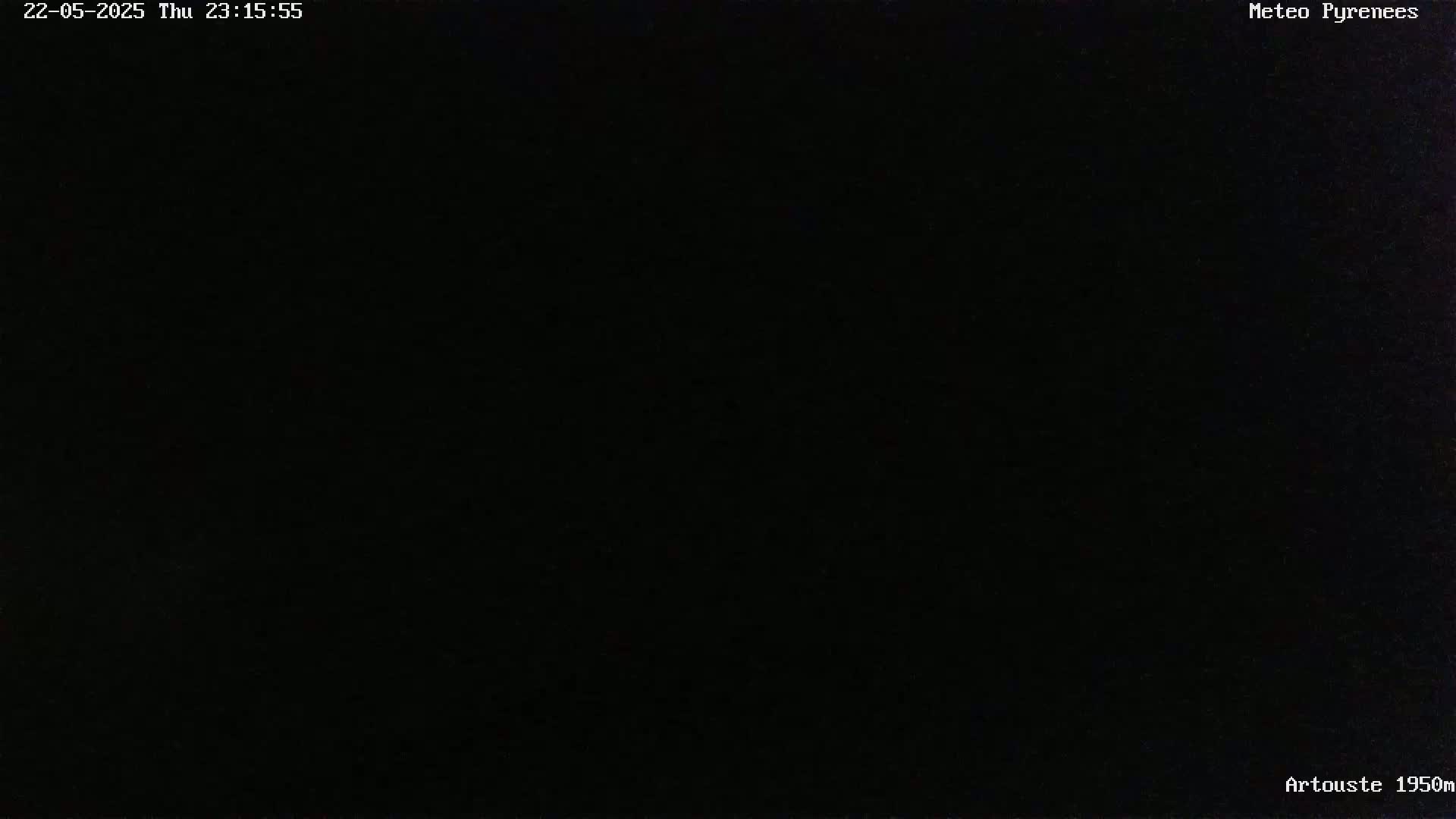 The image is completely black.