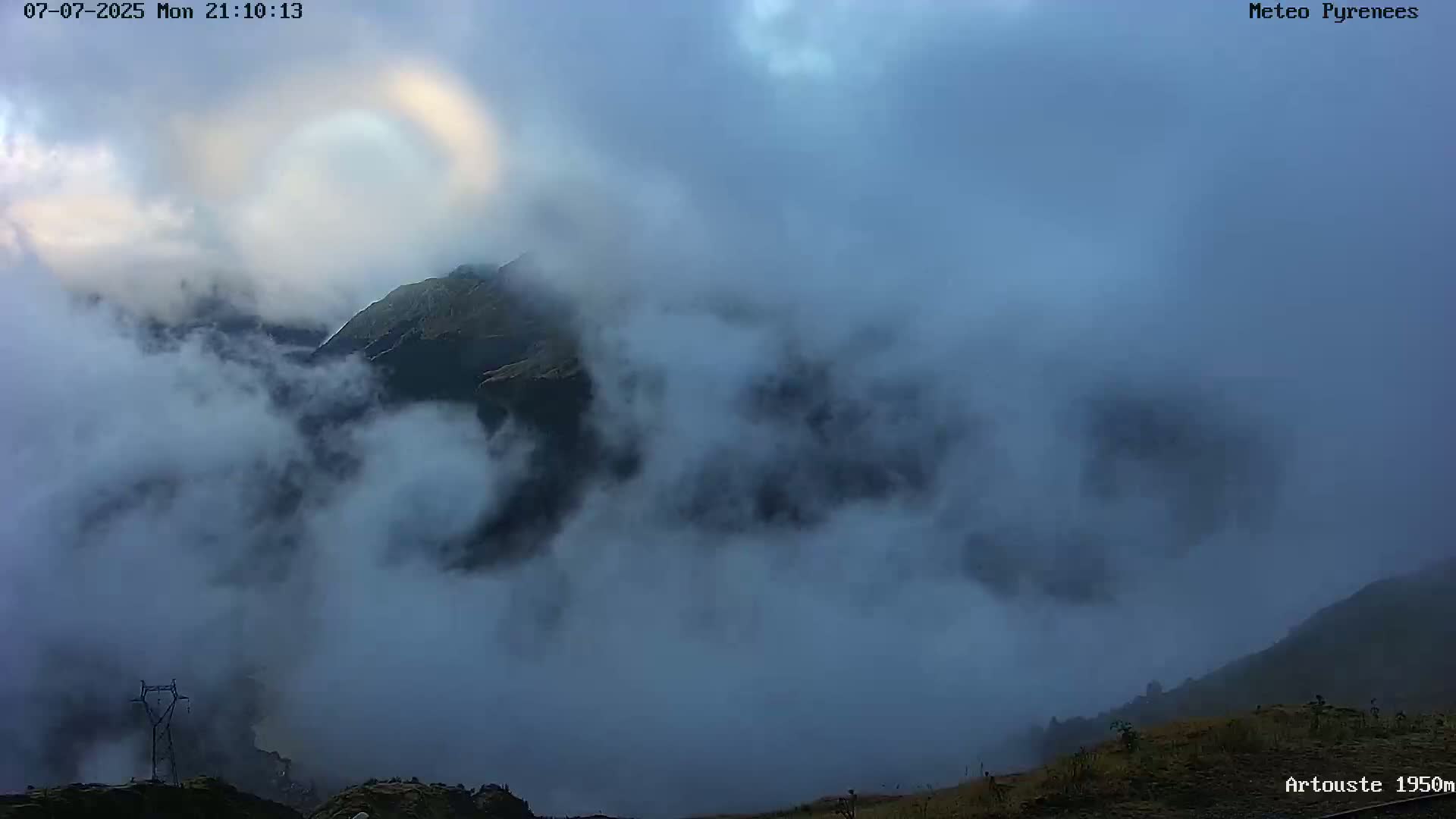 Laruns, Artouste Mount Live Cam - Oloron-Sainte-Marie, Pyrenees-Atlantiques, Nouvelle-Aquitaine, France