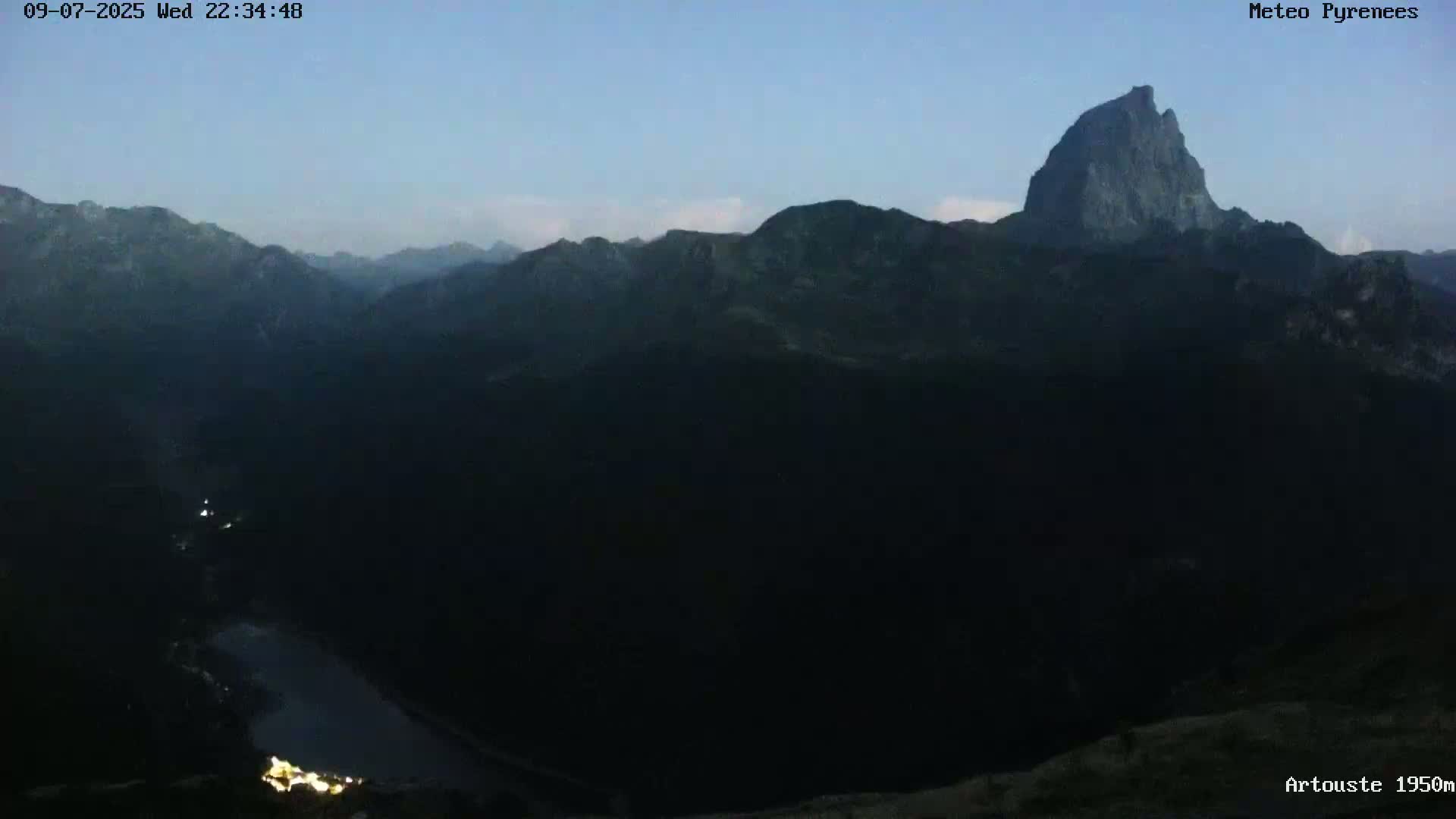 Laruns, Artouste Mount Live Cam - Oloron-Sainte-Marie, Pyrenees-Atlantiques, Nouvelle-Aquitaine, France